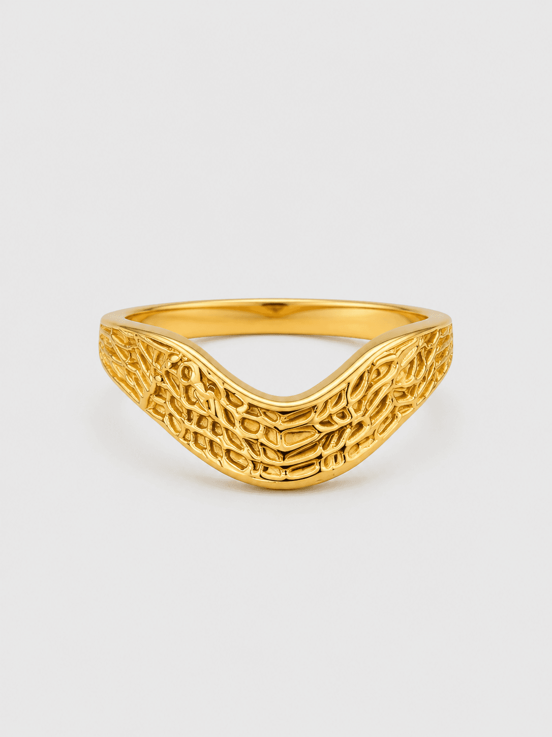 Golden Stillness Ring — 5