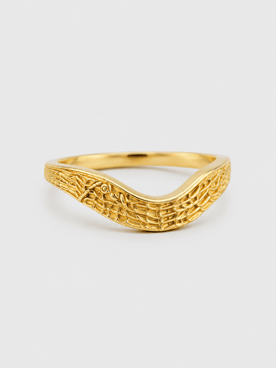 Golden Stillness Ring