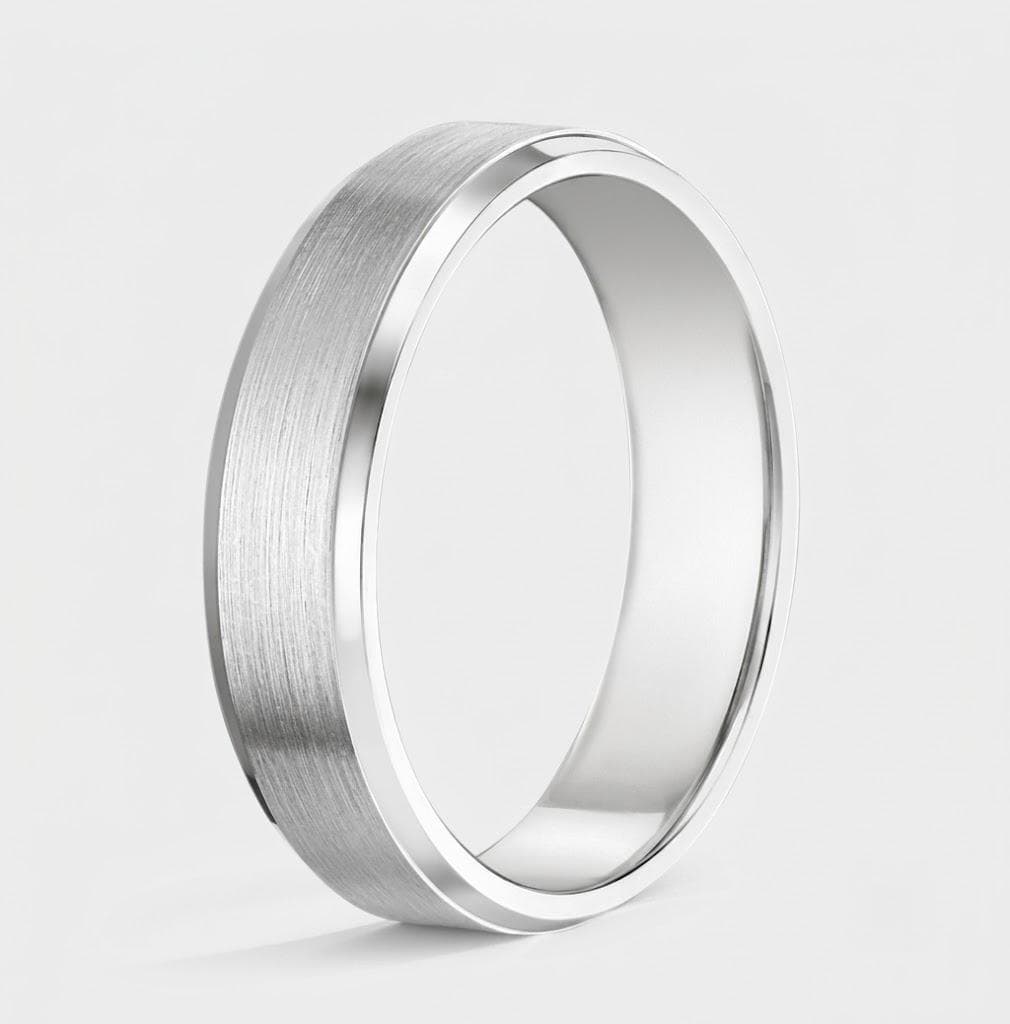 Satin Wedding Band — 3