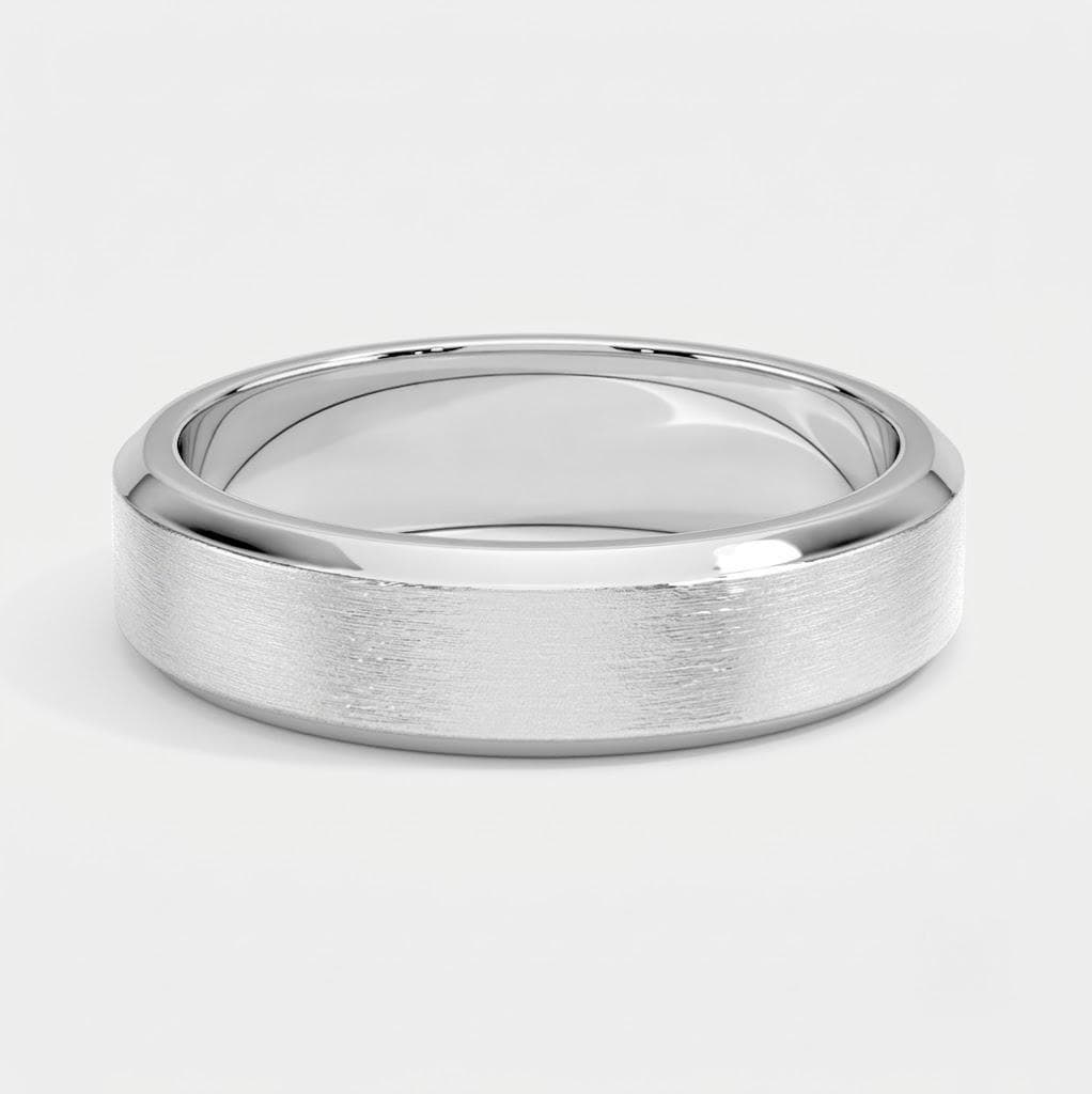 Satin Wedding Band — 4