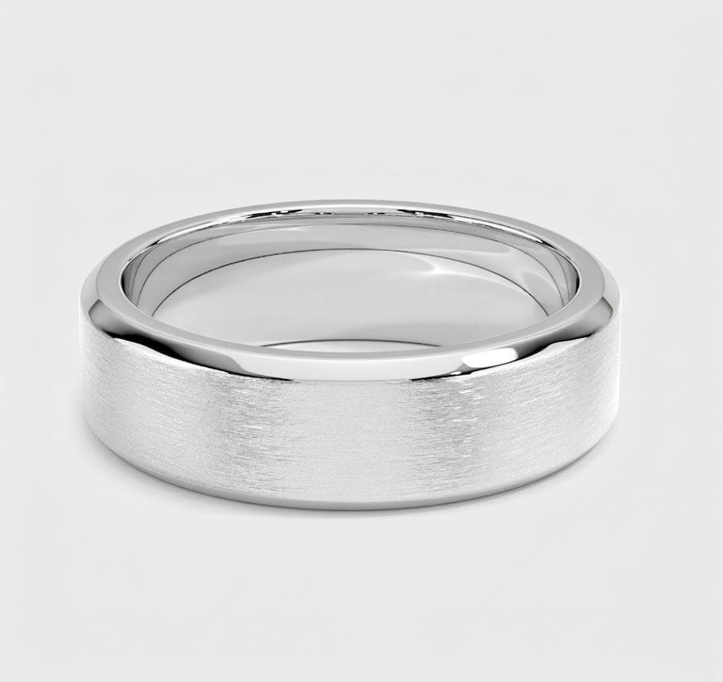 Satin Wedding Band — 5