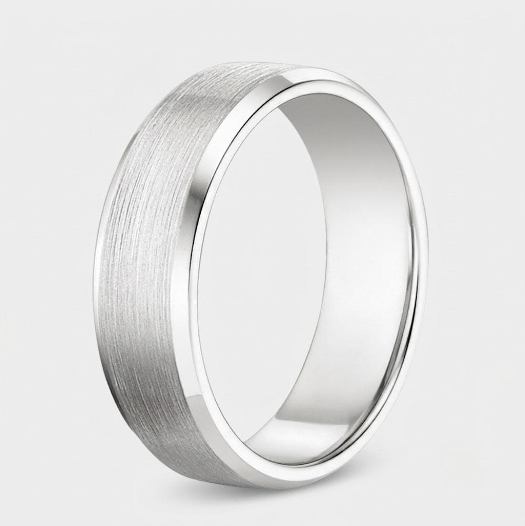 Satin Wedding Band — 6